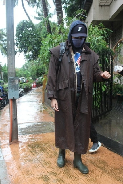 Mumbai: Actor Abhishek Bachchan seen at a dubbing studio in Mumbai's Andheri on July 3, 2020. (Photo: IANS)