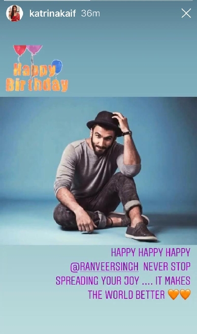 Ranveer Singh turns 35, Bollywood wishes pour in.