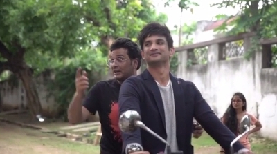 Sushant Singh Rajput's behind the scenes.