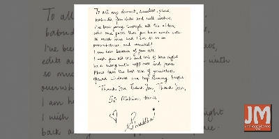 Shraddha Kapoor pens handwritten note in 3 languages for fans