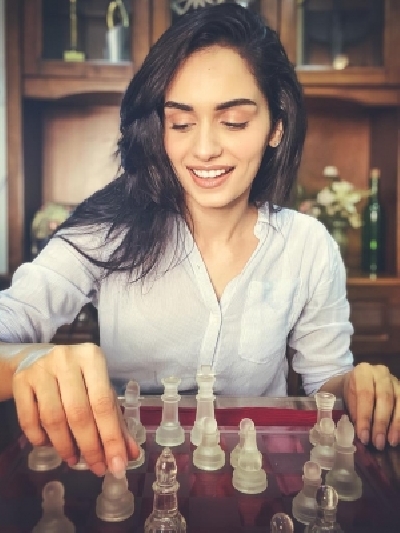 Manushi Chhillar. (Photo: Durga Chakravarty IANS)