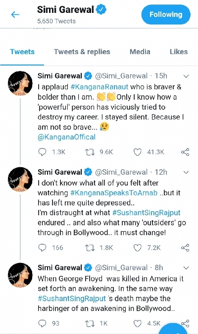 Simi Garewal: A 'powerful' person has viciously tried to destroy my career.