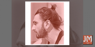 Ranveer flaunts man bun styled by Deepika