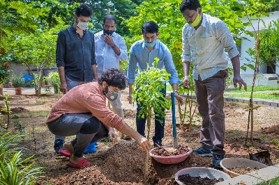 Director Prashanth varma Green India challenge