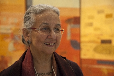 Artist Nilima Sheikh. (Photo: Sukant Deepak)