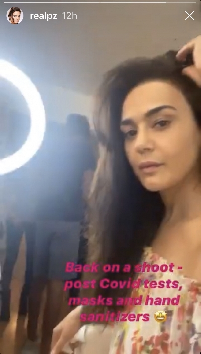 Preity Zinta. (Photo: Durga Chakravarty/IANS)