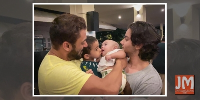 Salman posts a pic with nephews and niece
