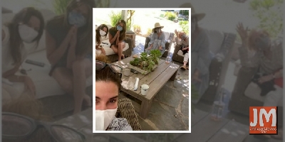 Jennifer Aniston posts pic from Sandra Bullock's socially distant birthday bash