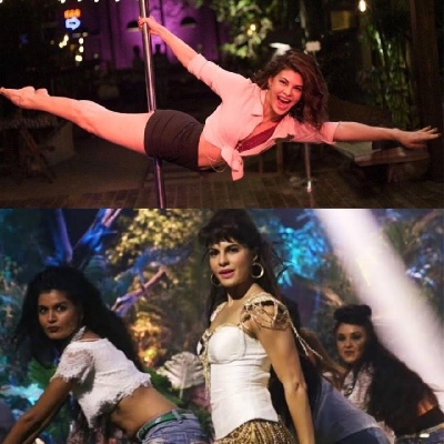 Jacqueline Fernandez celebrates anniversary of her two hit songs.