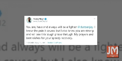 Cancer survivors Manisha Koirala, Yuvraj Singh pen messages for Sanjay Dutt