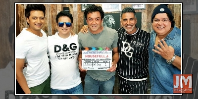 Bobby Deol joins Akshay Kumar& Riteish Deshmukh : Housefull 4 shoots begin