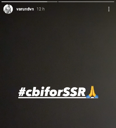 Bollywood joins CBI probe demand in Sushant case.