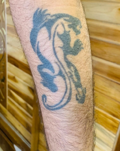 Namish Tanejas Panther Tattoo