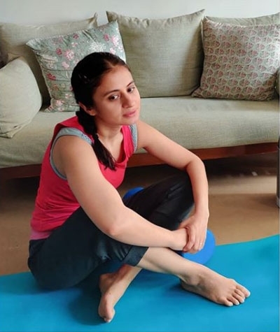 Rasika Dugal shares a snapshot of her post-yoga mellow.