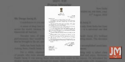 Pandit Jasraj's daughter thanks PM Modi for 'thoughtful letter of condolence'