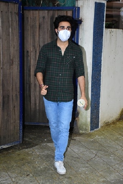 Mumbai: Actor Aadar Jain seen at Bandra in Mumbai on Sep 3, 2020. (Photo: IANS)