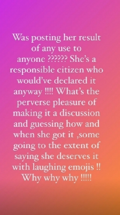 Amrita Arora reacts to sister Malaika