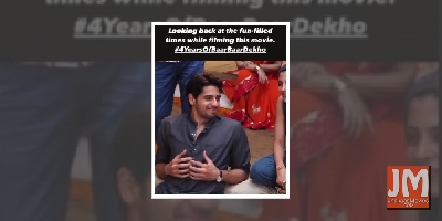 Baar Baar Dekho turns 4: Sidharth Malhotra looks back