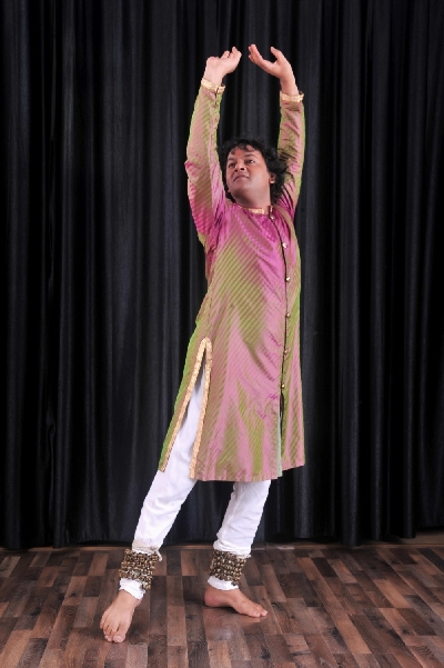 Abhimanyu Lal, son and disciple of Kathak dancer Geetanjali Lal.