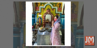Bhumi goes on temple pilgrimage in her village in Goa