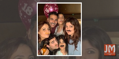 Twinkle on her son's birthday