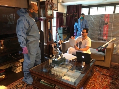 Saif Ali Khan starts dubbing for web show  (Photo: twitter/ali abbas zafar)
