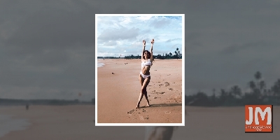 Alaya F celebrates 'freedom' in a white cut-out monokini