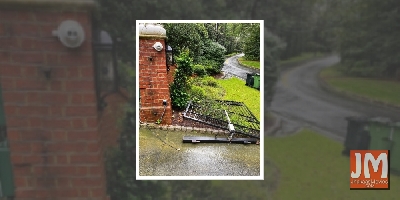 Dwayne Johnson tears down gate with bare hands
