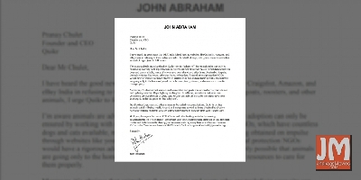 John Abraham wants online ads for live animals banned