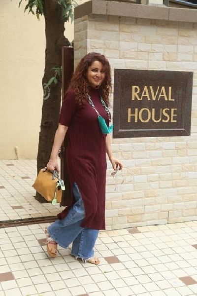 Mumbai: Actress Tisca Chopra seen at Bandra in Mumbai on Sep 21, 2020. (Photo: IANS)
