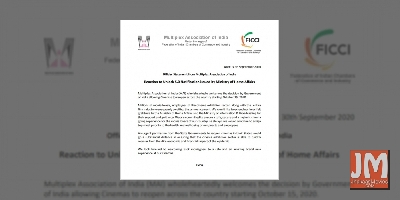Multiplex Association of India look forward to welcoming back moviegoers