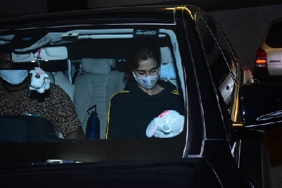 Actress Disha Patani seen at Khar in Mumbai on Sep 30, 2020. (Photo: IANS)