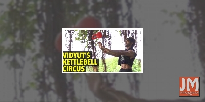 Vidyut Jammwal shows creative ways to train with handbags