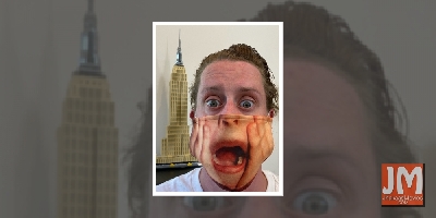 Macaulay Culkin stays 'Covid-safe' with Home Alone mask (Lead)