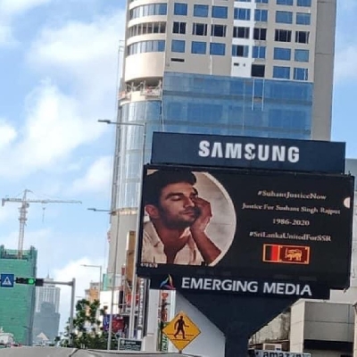 'Justice for Sushant Singh Rajput' billboards set up in Sri Lanka