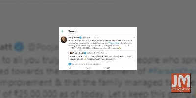 Faraaz Khan showing improvement: Pooja Bhatt