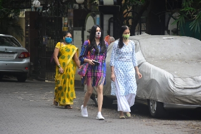 Mumbai: Actress Adah Sharma seen at Bandra in Mumbai on Oct 22, 2020. (Photo: IANS)