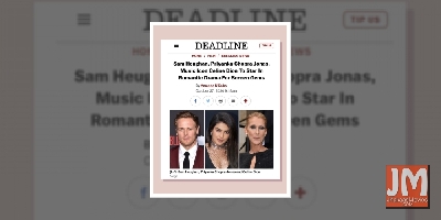 Priyanka Chopra in Hollywood rom-com with Celine Dion, Sam Heughan