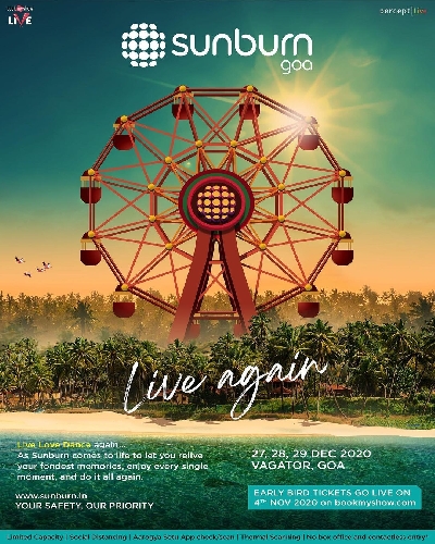 Sunburn Festival returns to Goa in December.