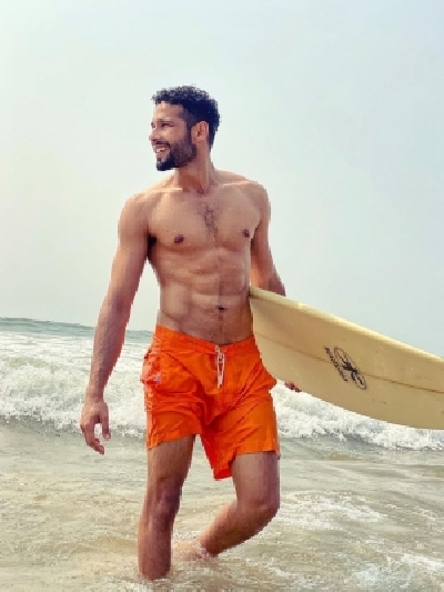 Siddhant Chaturvedi goes surfing.