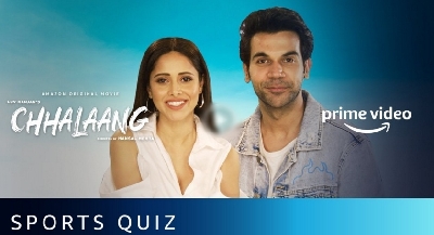 Nussrat and Rajkumar, actors of the film 'Chalang', took the sports quiz.
