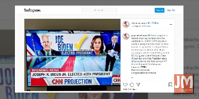 Indian film celebs applaud Biden, Harris