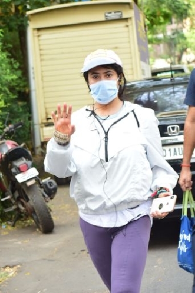 Mumbai: Television producer Ekta Kapoor seen at Juhu in Mumbai on Nov 6, 2020. (Photo: IANS)
