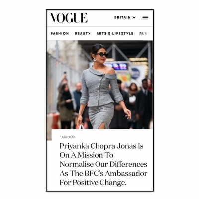 Priyanka Chopra pitches in to create inclusive fashion world.