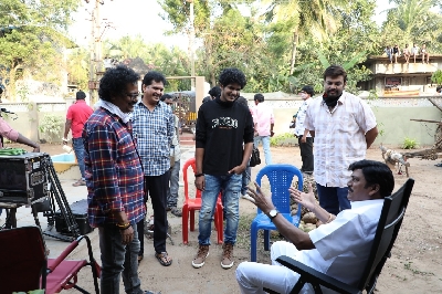 KothiKommachi Working stills from Amalapuram