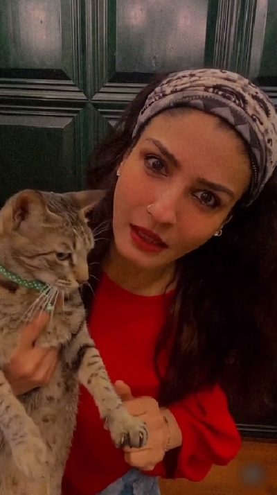 Raveena Tandon joins Shehnaaz Gill's 'Sadda kutta kutta' viral meme