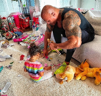 Dwayne Johnson shares experience of playing with daughter's Barbie