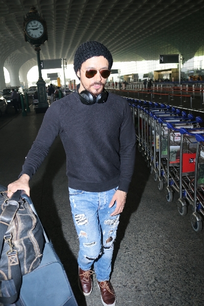 Mumbai: Actor Darshan Kumar seen at the Chhatrapati Shivaji Maharaj International Airport in Mumbai on Jan 9, 2021. (Photo: IANS)