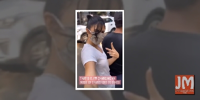 Jacqueline Fernandez enjoys bike ride