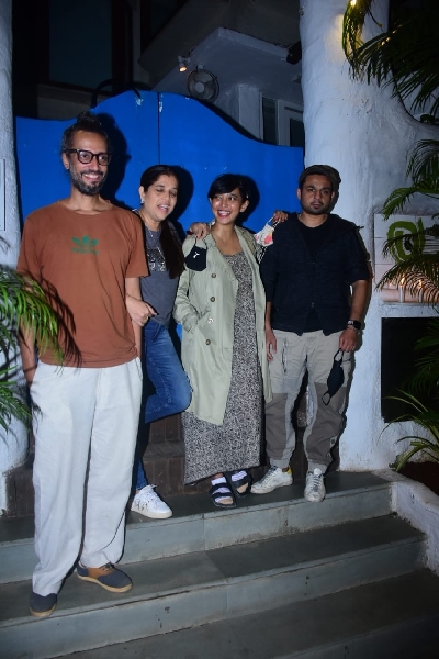 Mumbai: Short Film Shameless-Shabinaa Khan, Keith Gomes, Sayani Gupta and Hussain Dalal are at Olives, Bandra on Jan 19, 2021. (Photo: IANS)